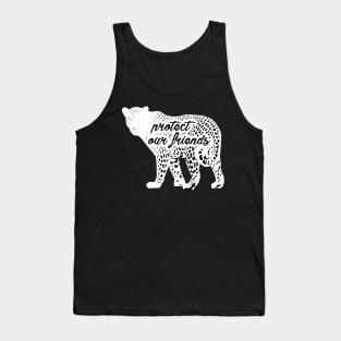 protect our friends - leopard Tank Top